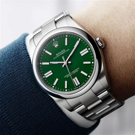 gree rolex o|Rolex oyster 41 mm.